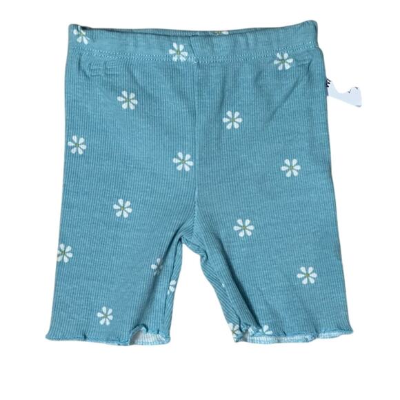 Jessica Simpson Capri Pants Elastic waistband Stretch Knit Fabric Blue 18M NWT - Picture 3 of 7